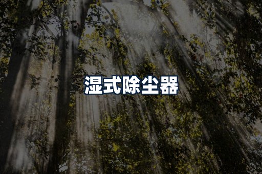 湿式除尘器